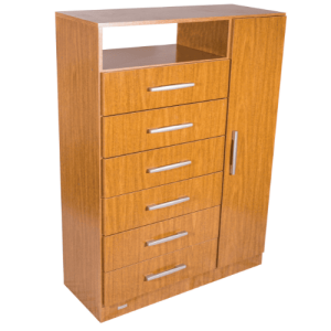 Cajonera 6 cajones con video y puerta